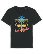 Santa Monica Beach Los Angeles Tricou mânecă scurtă Unisex Rocker