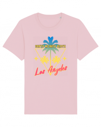 Santa Monica Beach Los Angeles Cotton Pink