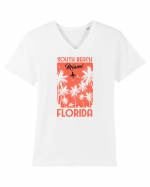 South Beach Miami Tricou mânecă scurtă guler V Bărbat Presenter