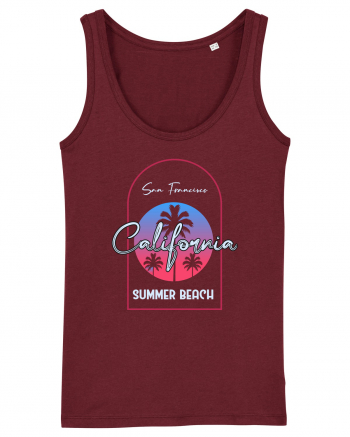 Summer Beach California Burgundy