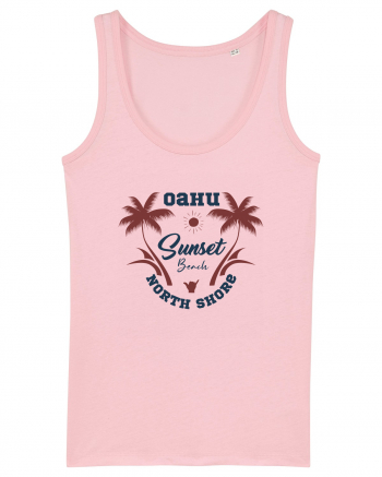 Sunset Beach Oahu Cotton Pink