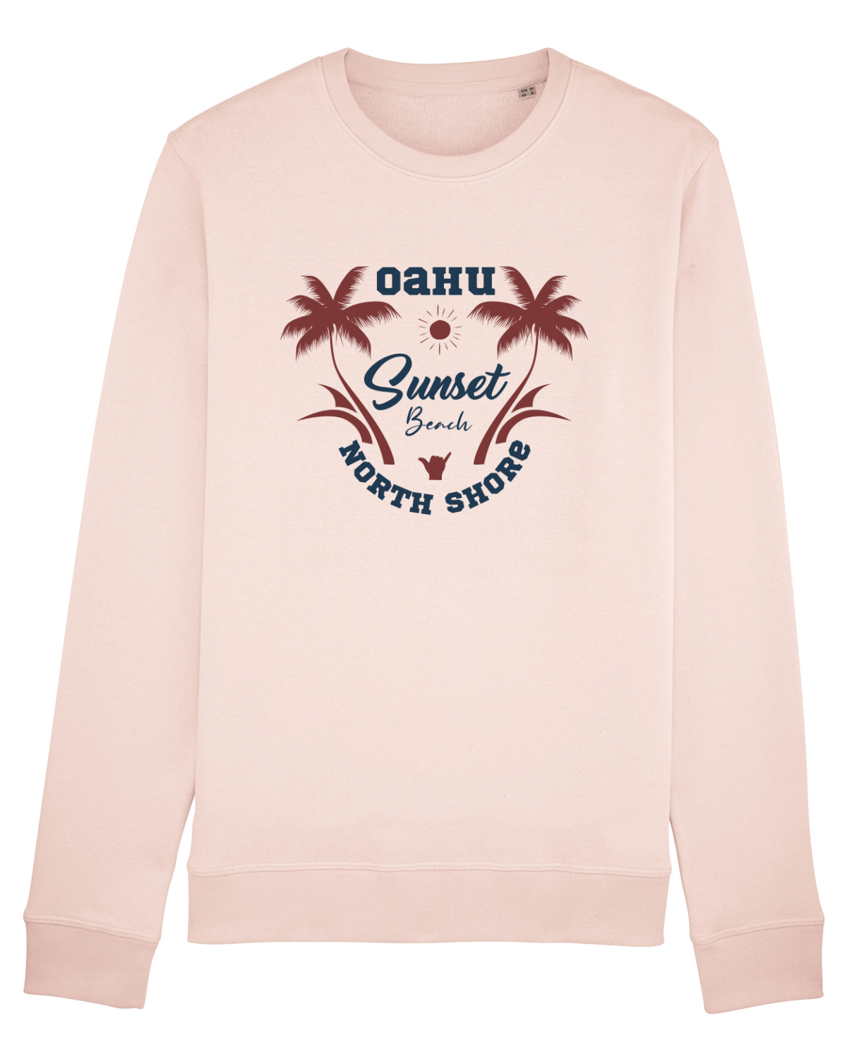 Bluză mânecă lungă Unisex Rise Candy Pink