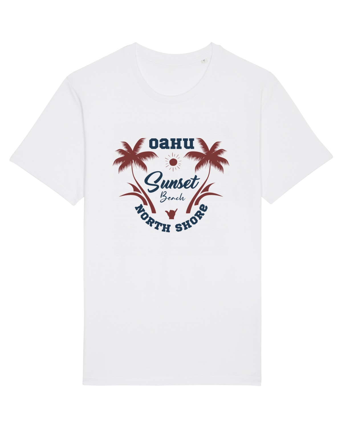 Tricou mânecă scurtă Unisex Rocker White
