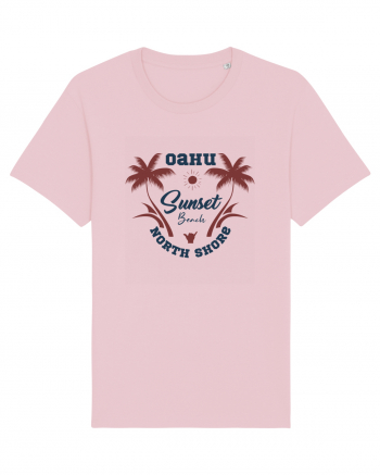 Sunset Beach Oahu Cotton Pink