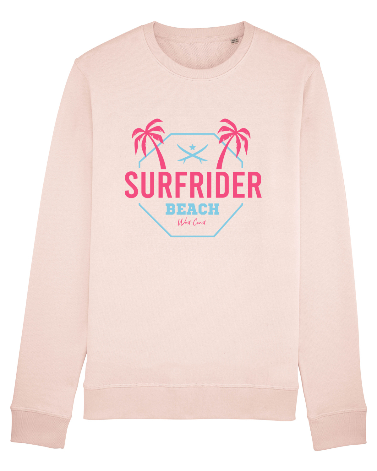 Bluză mânecă lungă Unisex Rise Candy Pink