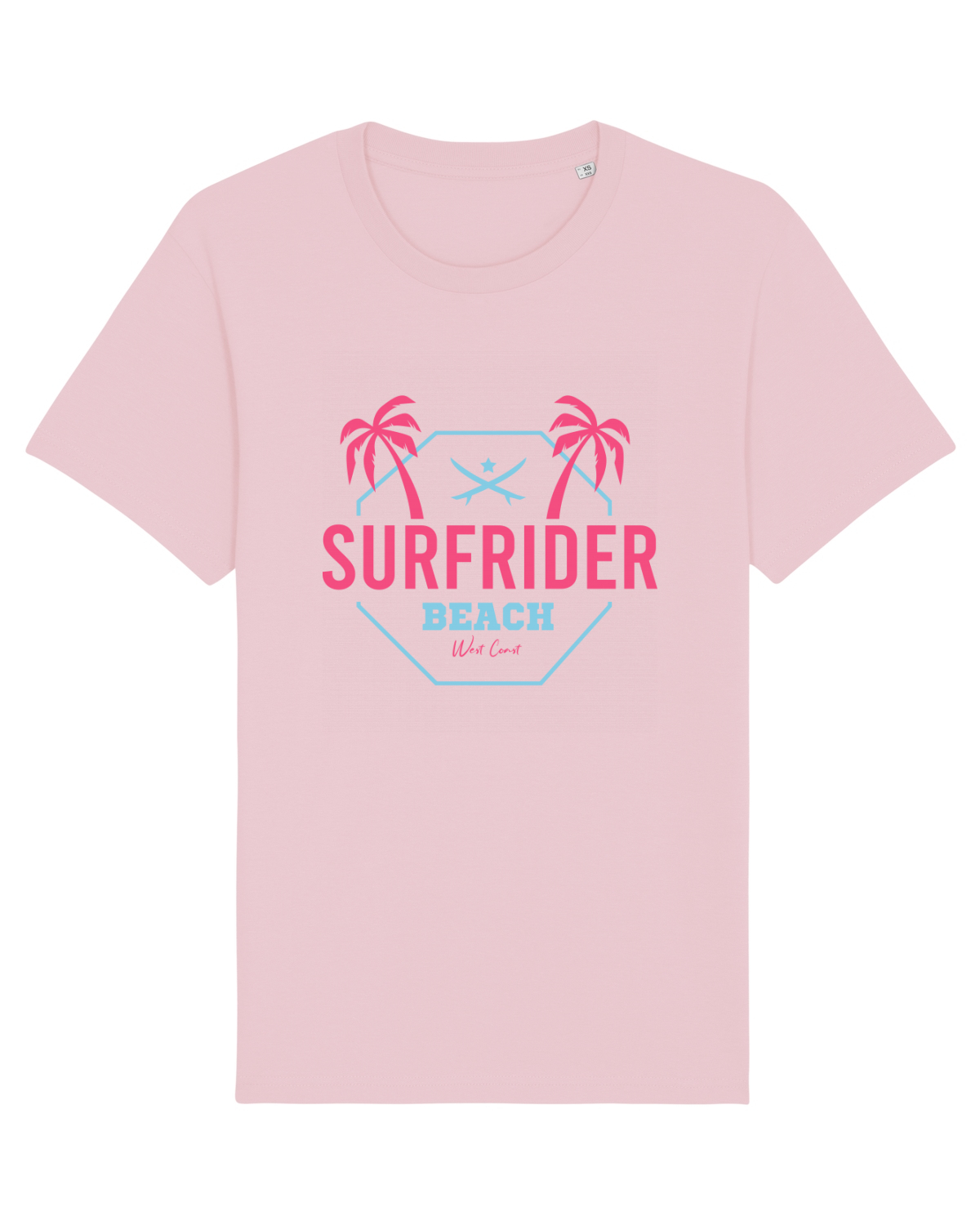 Tricou mânecă scurtă Unisex Rocker Cotton Pink