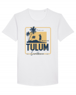 Tulum Caribbean Caribbean Tricou mânecă scurtă guler larg Bărbat Skater