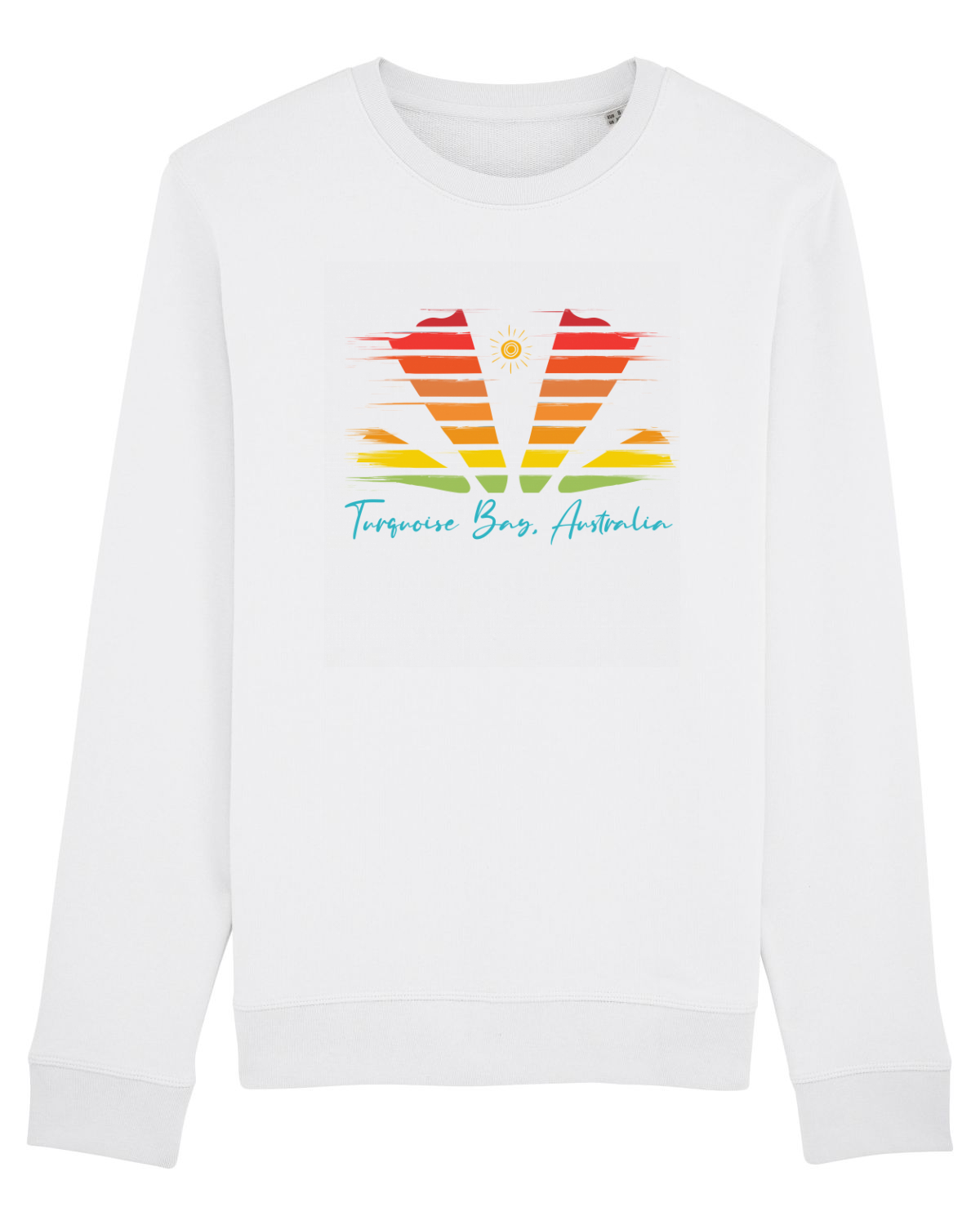 Bluză mânecă lungă Unisex Rise White