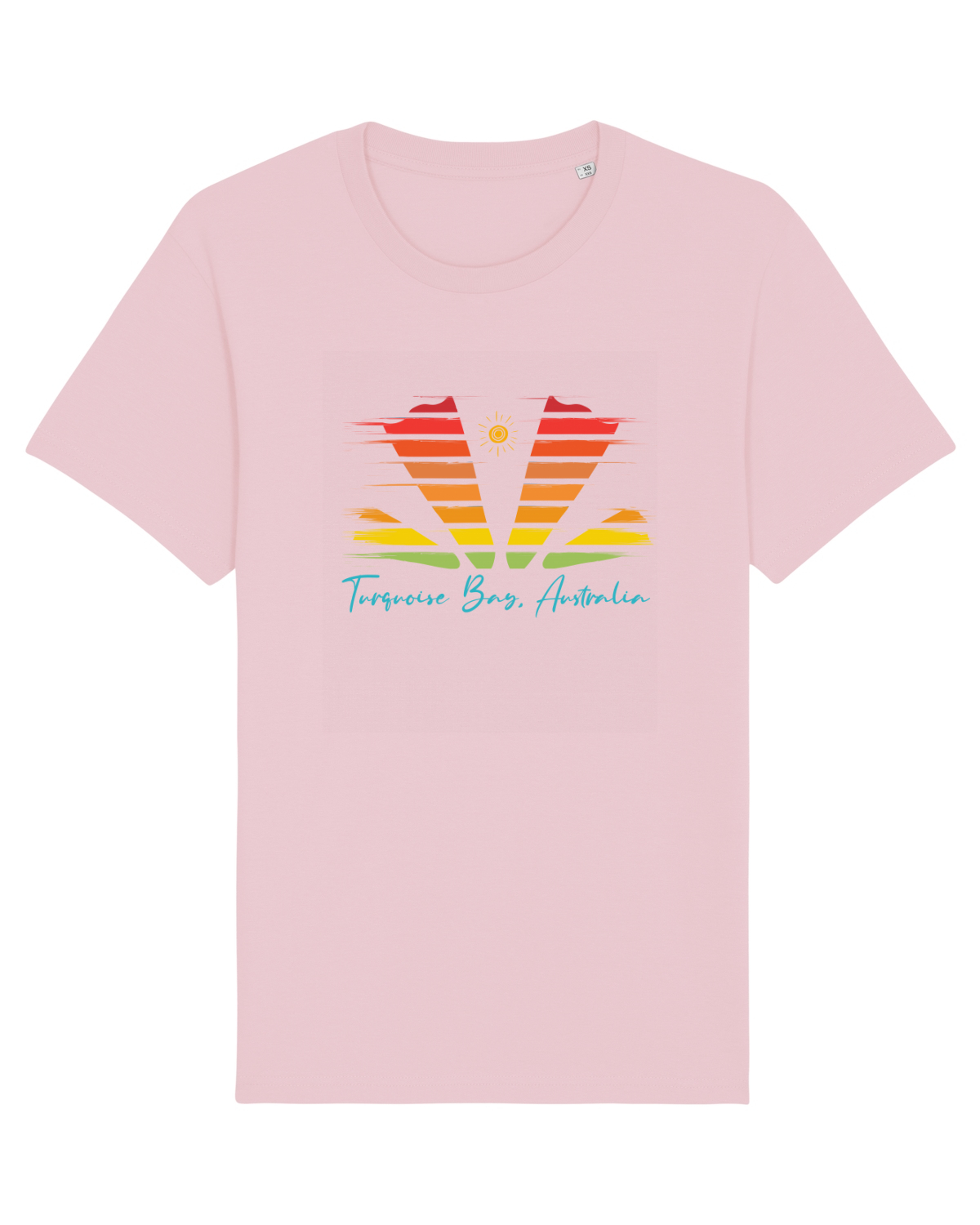 Tricou mânecă scurtă Unisex Rocker Cotton Pink