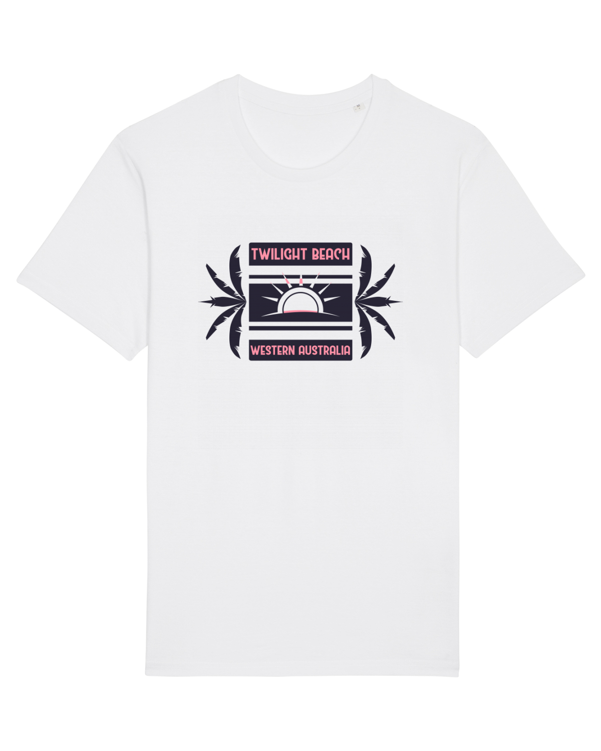 Tricou mânecă scurtă Unisex Rocker White