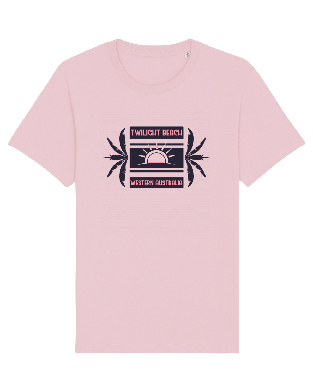 Tricou mânecă scurtă Unisex Rocker Cotton Pink