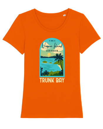 Virgin Island Caribbean Bright Orange
