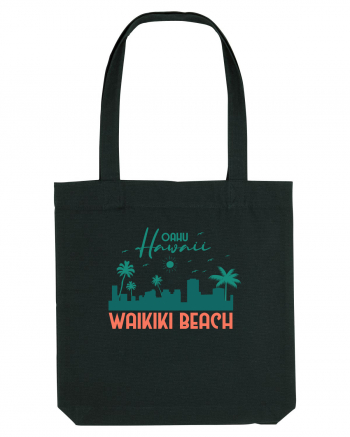 Waikiki Beach Oahu Black