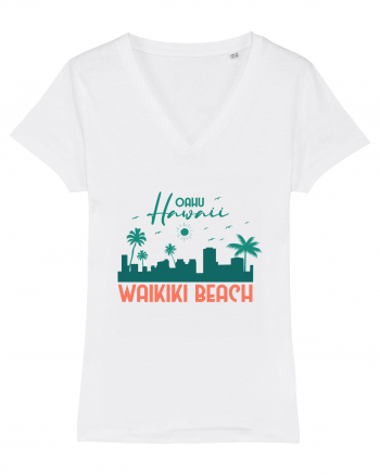 Waikiki Beach Oahu White