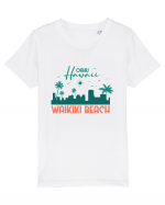 Waikiki Beach Oahu Tricou mânecă scurtă  Copii Mini Creator