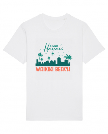 Waikiki Beach Oahu White