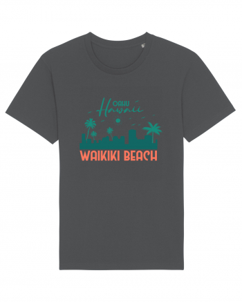 Waikiki Beach Oahu Anthracite