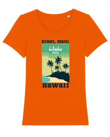 Wailea Beach Hawaii Bright Orange