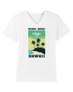 Wailea Beach Hawaii Tricou mânecă scurtă guler V Bărbat Presenter