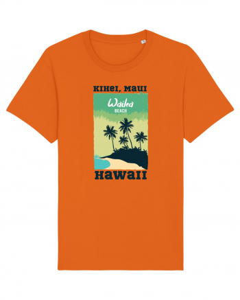 Wailea Beach Hawaii Bright Orange