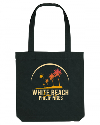 White Beach Philippines Black