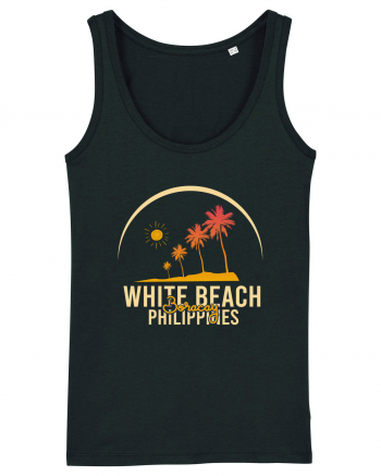 White Beach Philippines Black