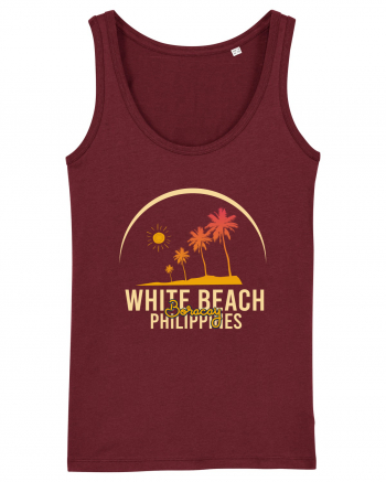 White Beach Philippines Burgundy