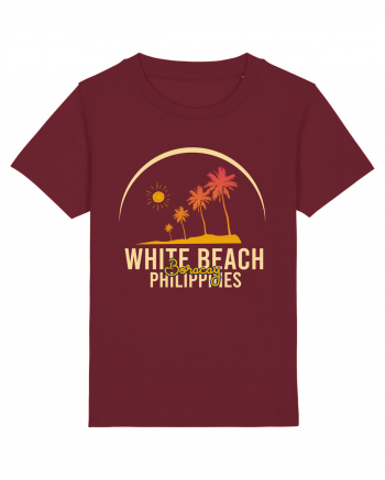 White Beach Philippines Burgundy