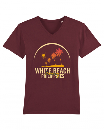 White Beach Philippines Burgundy