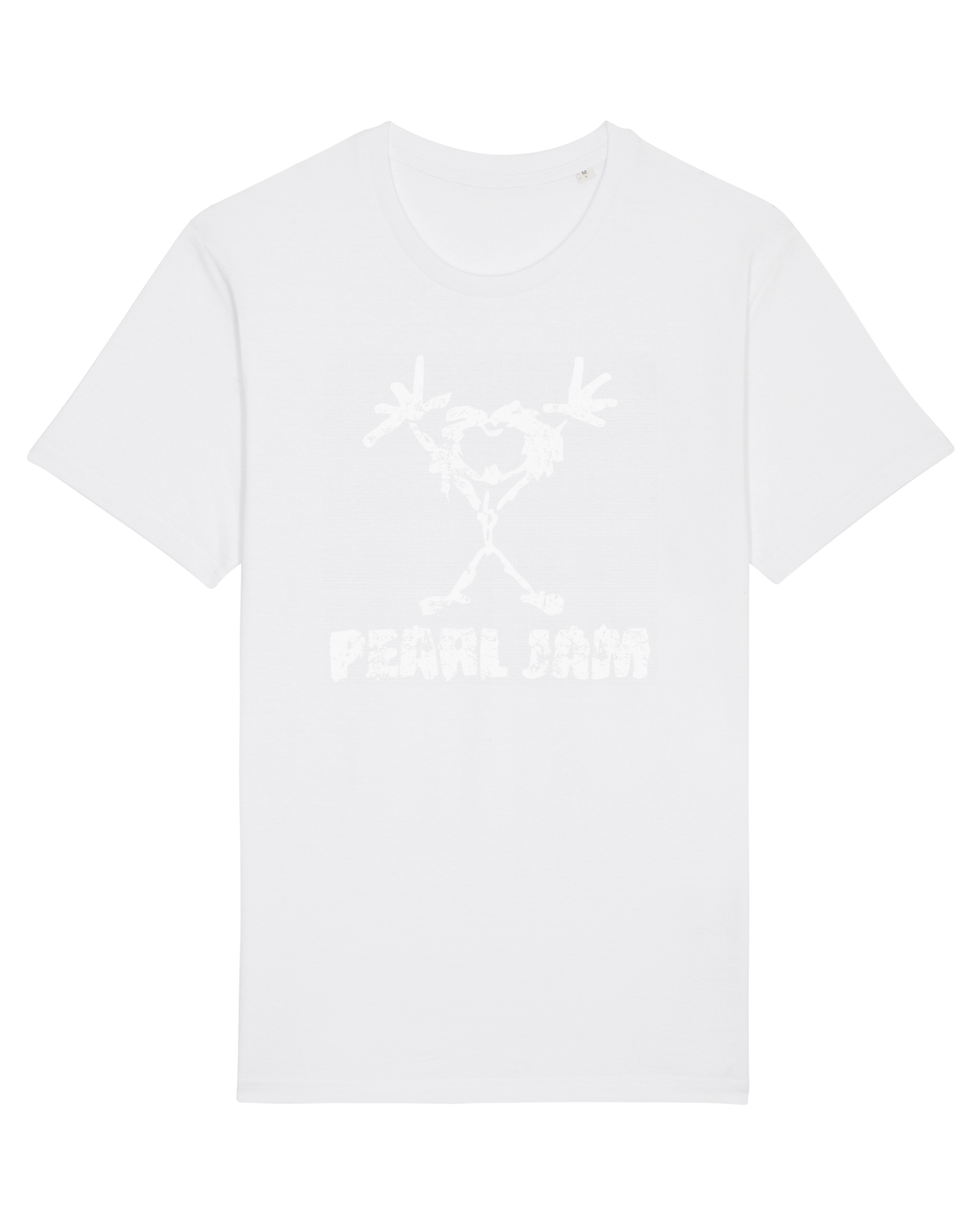 Tricou mânecă scurtă Unisex Rocker White