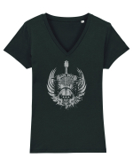 ROCK RULES 1 Tricou mânecă scurtă guler V Damă Evoker