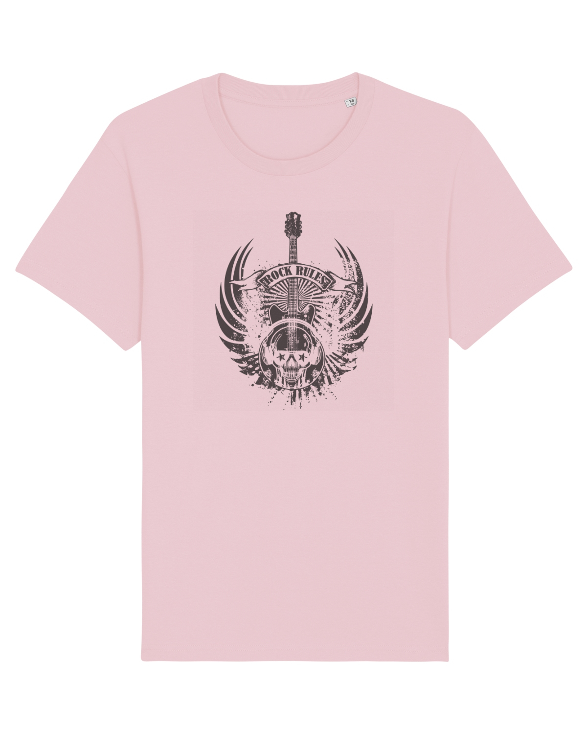 Tricou mânecă scurtă Unisex Rocker Cotton Pink