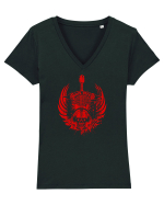 ROCK RULES 3 Tricou mânecă scurtă guler V Damă Evoker