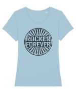 ROCKER FOREVER 1 Tricou mânecă scurtă guler larg fitted Damă Expresser