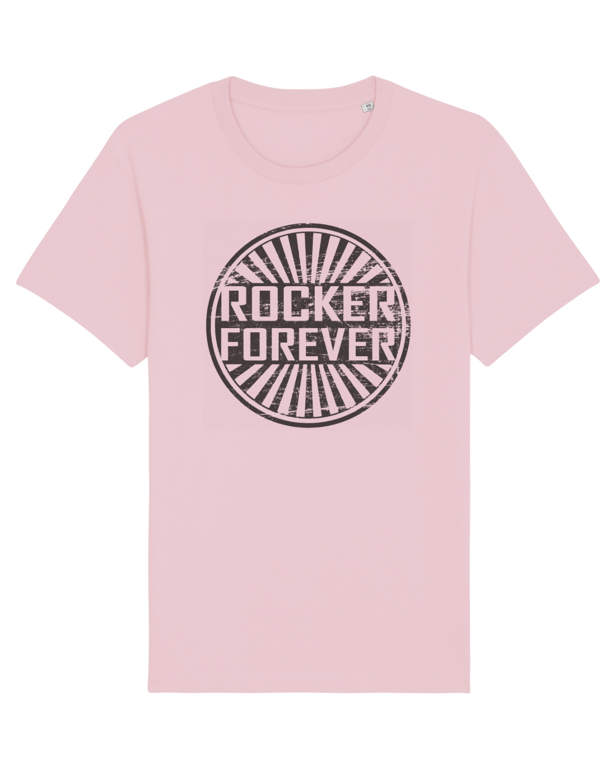 Tricou mânecă scurtă Unisex Rocker Cotton Pink