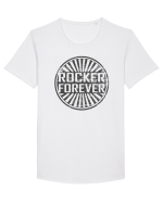 ROCKER FOREVER 1 Tricou mânecă scurtă guler larg Bărbat Skater