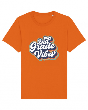 2nd Grade Vibes clasa a II-a Bright Orange