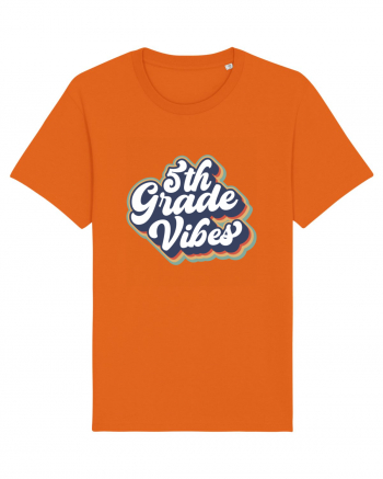 5th Grade Vibes clasa a V-a Bright Orange