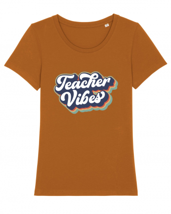 Teacher Vibes Roasted Orange