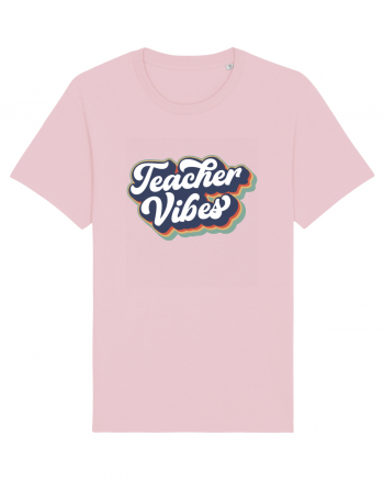 Teacher Vibes Cotton Pink