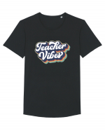 Teacher Vibes Tricou mânecă scurtă guler larg Bărbat Skater