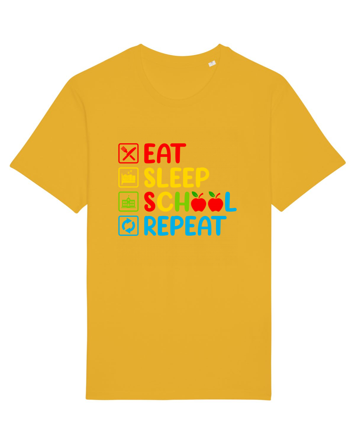 Tricou mânecă scurtă Unisex Rocker Spectra Yellow