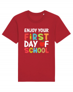 Enjoy your first day of school Tricou mânecă scurtă Unisex Rocker