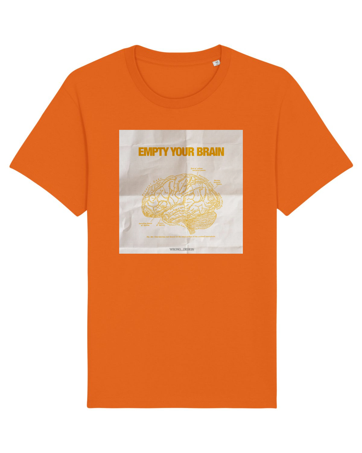 Tricou mânecă scurtă Unisex Rocker Bright Orange