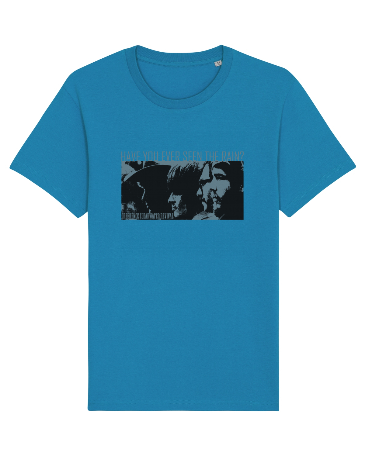 Tricou mânecă scurtă Unisex Rocker Azur