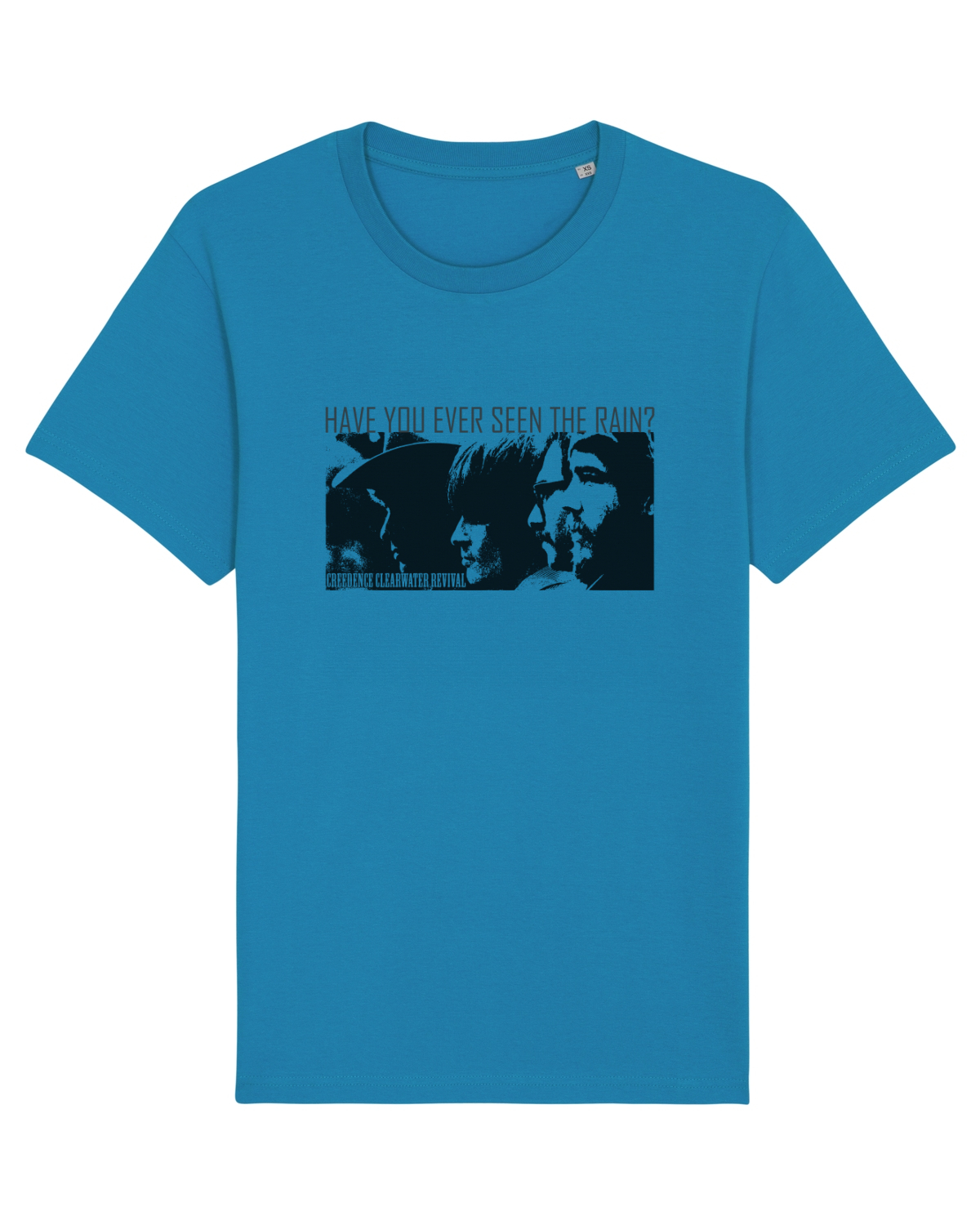 Tricou mânecă scurtă Unisex Rocker Azur