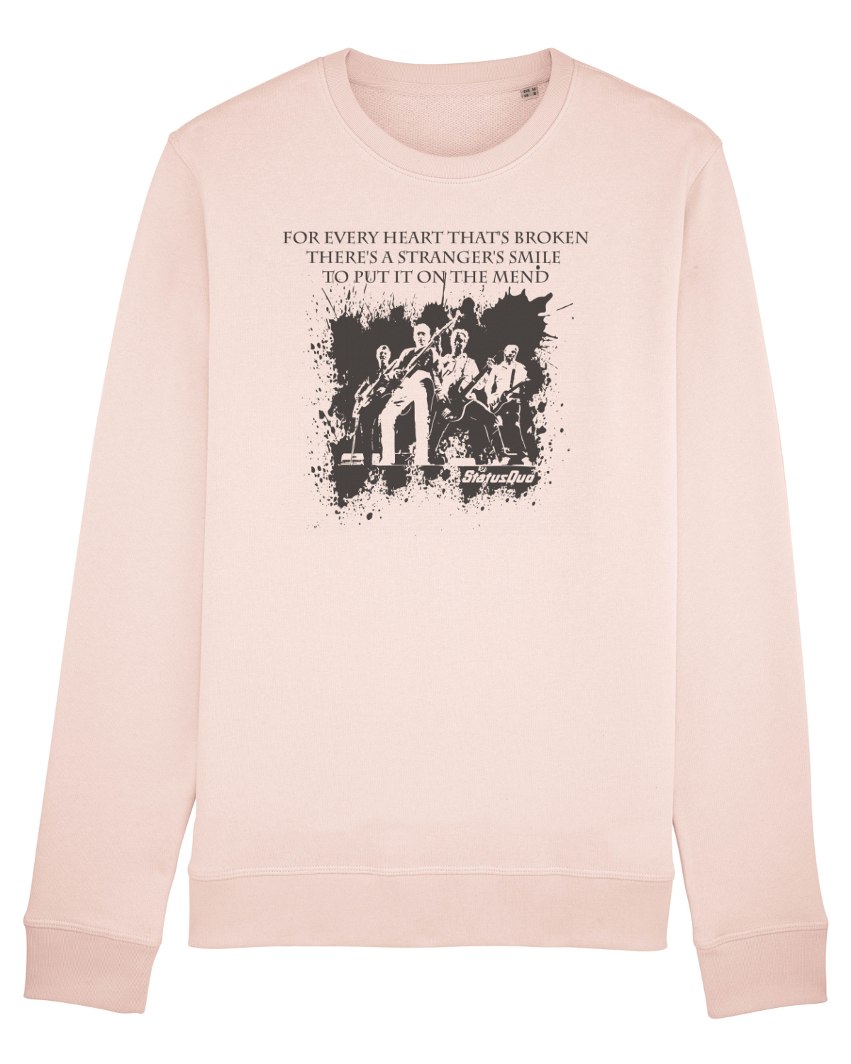 Bluză mânecă lungă Unisex Rise Candy Pink