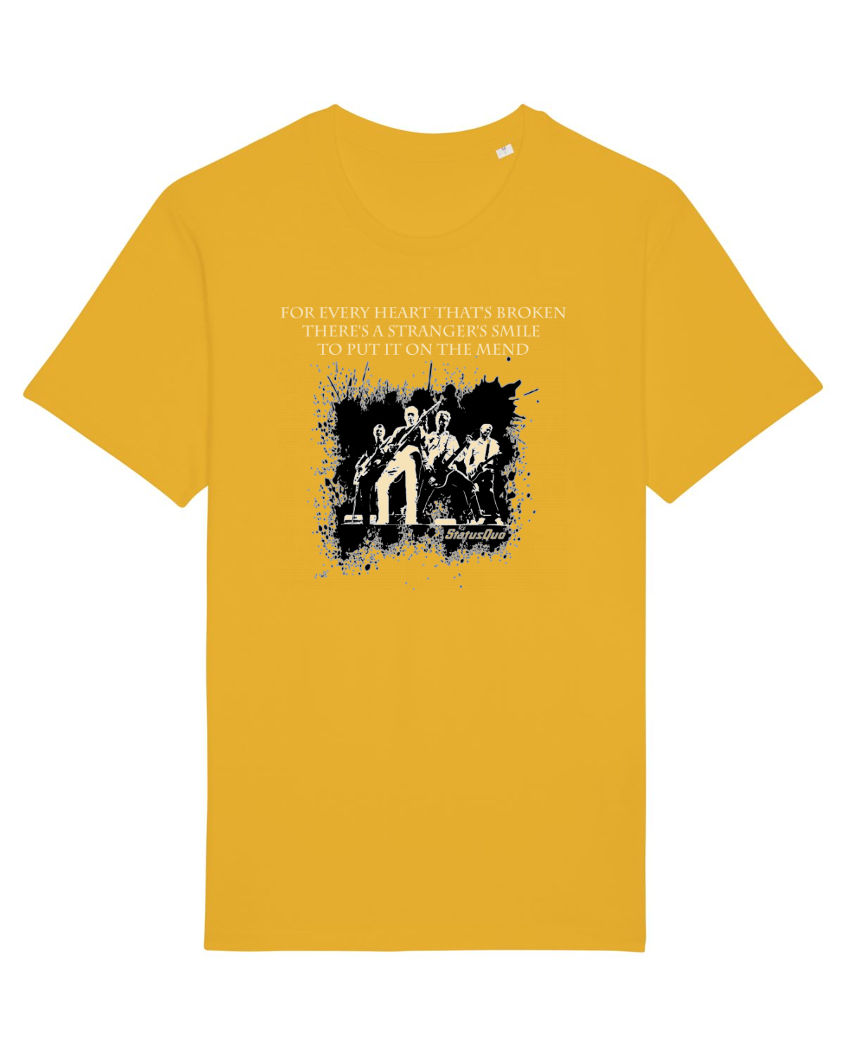 Tricou mânecă scurtă Unisex Rocker Spectra Yellow