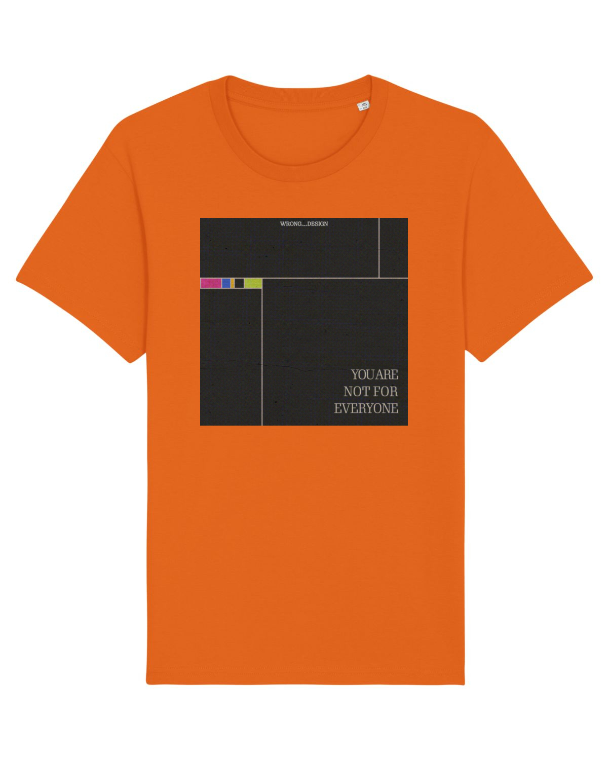 Tricou mânecă scurtă Unisex Rocker Bright Orange
