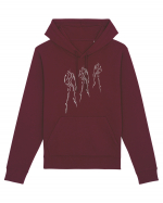 3 shadows, silver  Hanorac Unisex Drummer